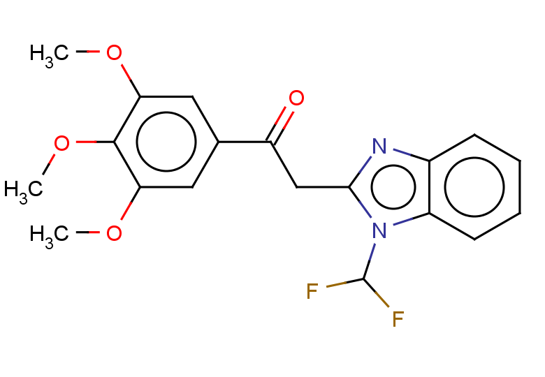2-[1-(difluoromethyl)-1H-1,3-benzodiazol-2-yl]-1-(3,4,5-trimethoxyphenyl)ethan-1-one