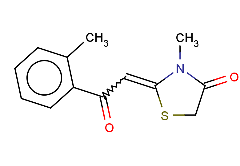 3-methyl-2-[2-(2-methylphenyl)-2-oxoethylidene]-1,3-thiazolidin-4-one
