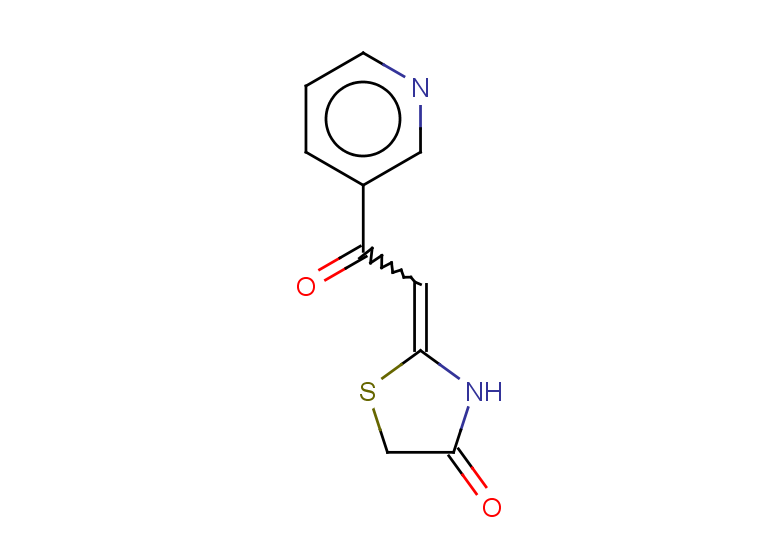 2-[2-oxo-2-(pyridin-3-yl)ethylidene]-1,3-thiazolidin-4-one