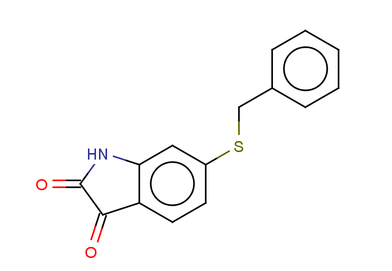 6-(benzylsulfanyl)-2,3-dihydro-1H-indole-2,3-dione
