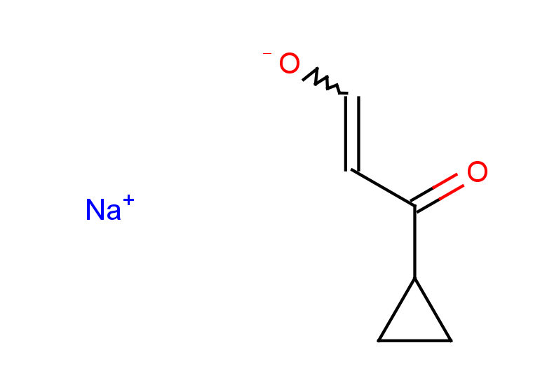 sodium 3-cyclopropyl-3-oxoprop-1-en-1-olate