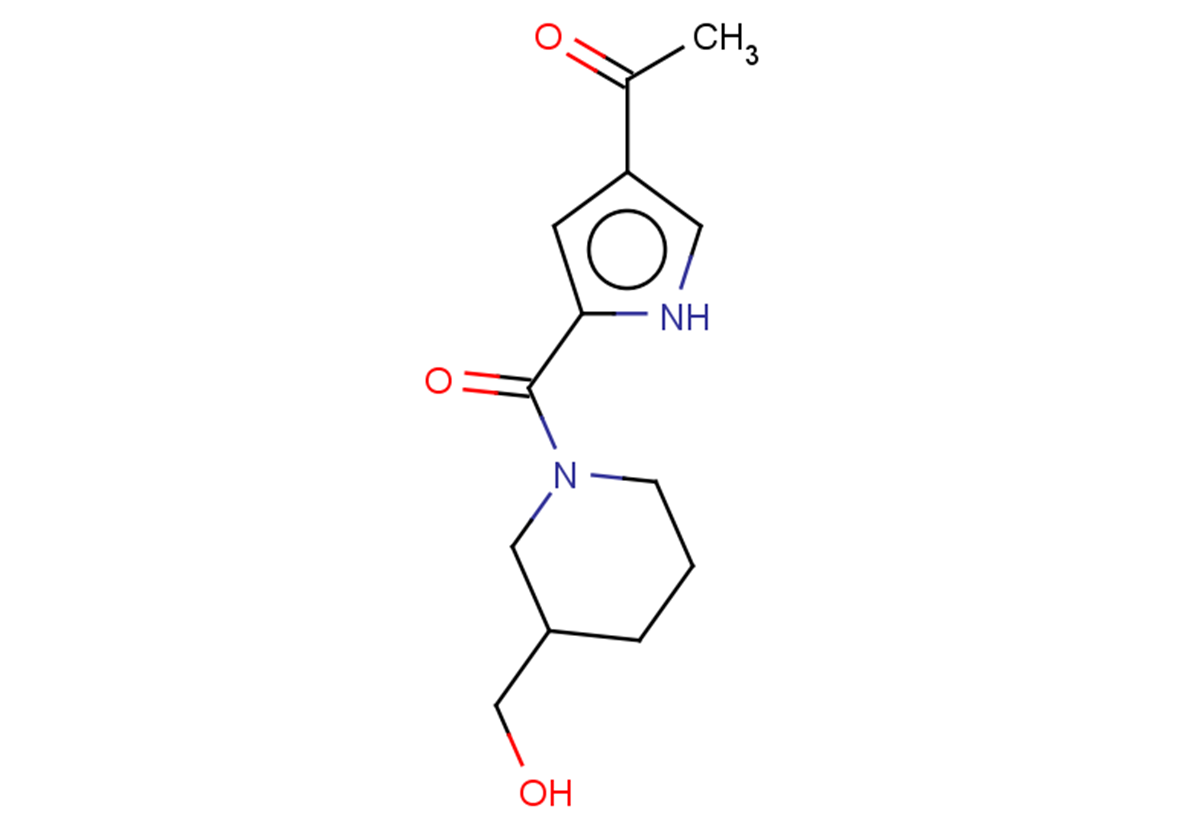 1-{5-[3-(hydroxymethyl)piperidine-1-carbonyl]-1H-pyrrol-3-yl}ethan-1-one