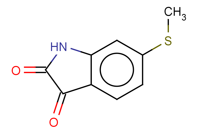 6-(methylsulfanyl)-2,3-dihydro-1H-indole-2,3-dione