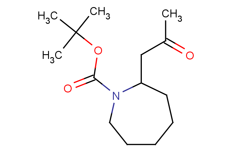 tert-butyl 2-(2-oxopropyl)azepane-1-carboxylate