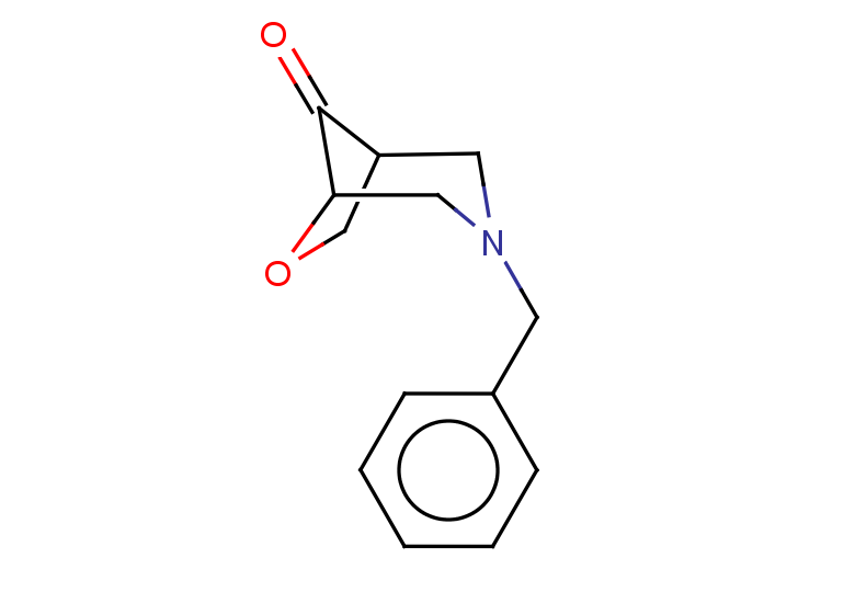 3-benzyl-6-oxa-3-azabicyclo[3.2.1]octan-8-one
