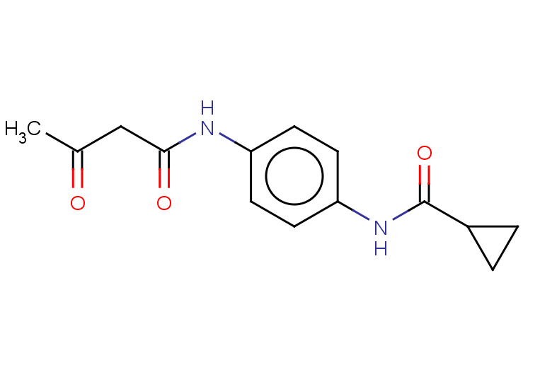 N-[4-(3-oxobutanamido)phenyl]cyclopropanecarboxamide