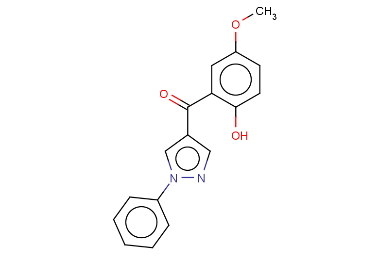 4-methoxy-2-(1-phenyl-1H-pyrazole-4-carbonyl)phenol
