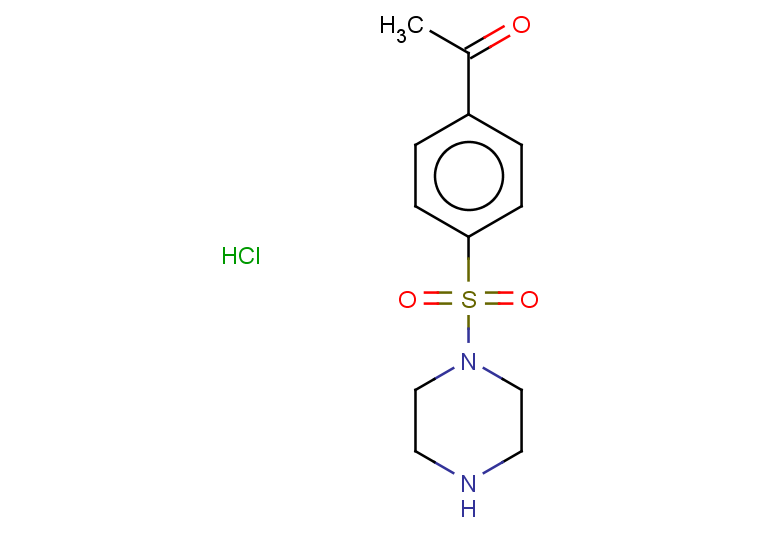 1-[4-(piperazine-1-sulfonyl)phenyl]ethan-1-one hydrochloride