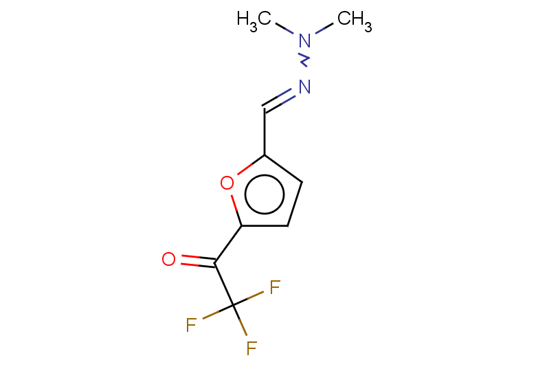 1-{5-[(dimethylhydrazin-1-ylidene)methyl]furan-2-yl}-2,2,2-trifluoroethan-1-one