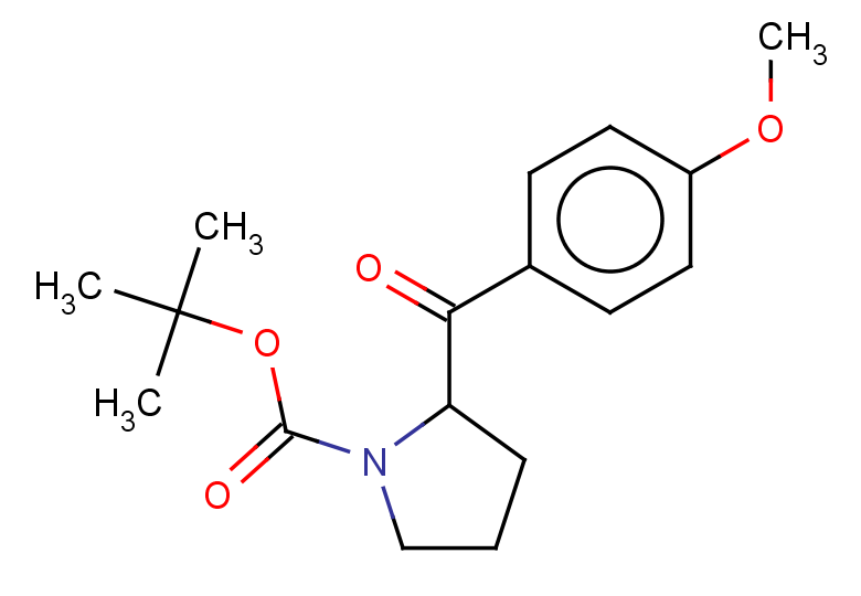 tert-butyl 2-(4-methoxybenzoyl)pyrrolidine-1-carboxylate