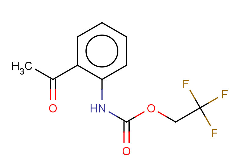 2,2,2-trifluoroethyl N-(2-acetylphenyl)carbamate