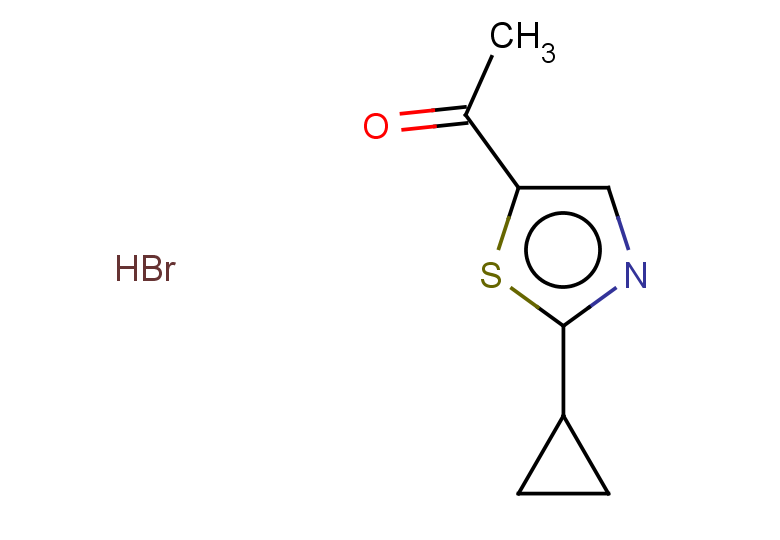 1-(2-cyclopropyl-1,3-thiazol-5-yl)ethan-1-one hydrobromide