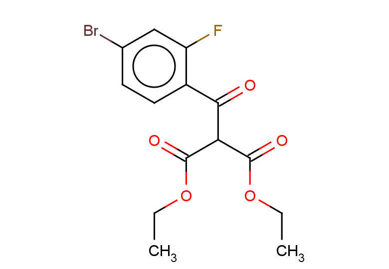 1,3-diethyl 2-(4-bromo-2-fluorobenzoyl)propanedioate