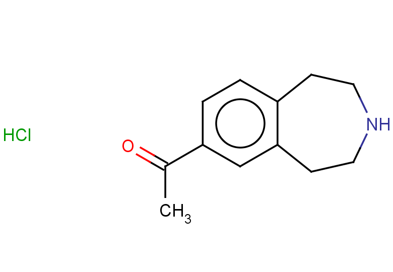 1-(2,3,4,5-tetrahydro-1H-3-benzazepin-7-yl)ethan-1-one hydrochloride
