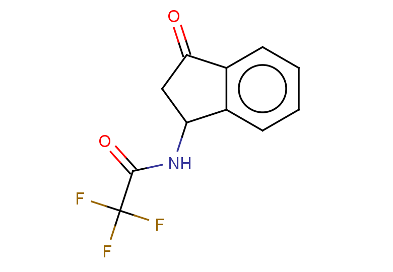 2,2,2-trifluoro-N-(3-oxo-2,3-dihydro-1H-inden-1-yl)acetamide