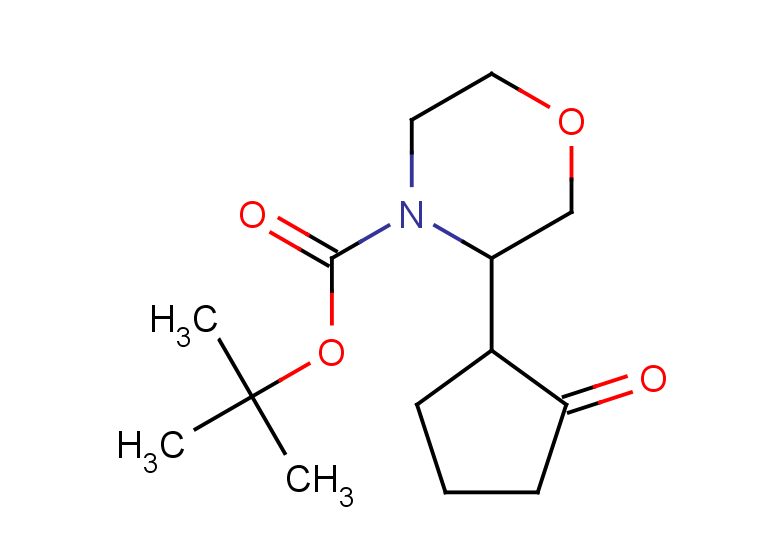 tert-butyl 3-(2-oxocyclopentyl)morpholine-4-carboxylate