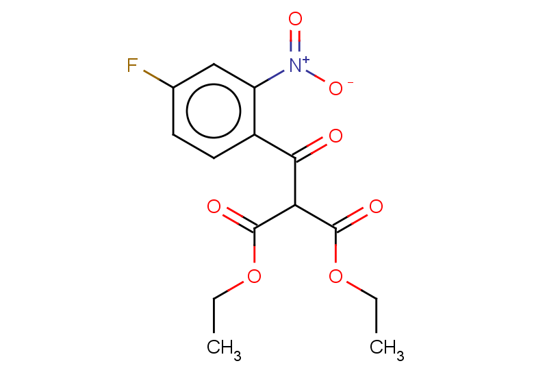 1,3-diethyl 2-(4-fluoro-2-nitrobenzoyl)propanedioate