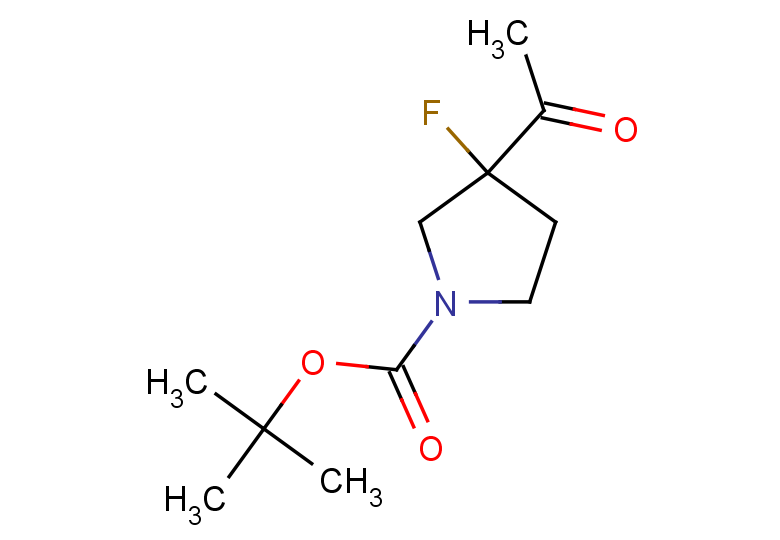 tert-butyl 3-acetyl-3-fluoropyrrolidine-1-carboxylate