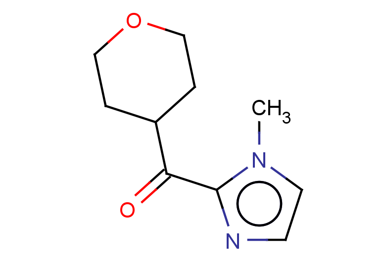 1-methyl-2-(oxane-4-carbonyl)-1H-imidazole