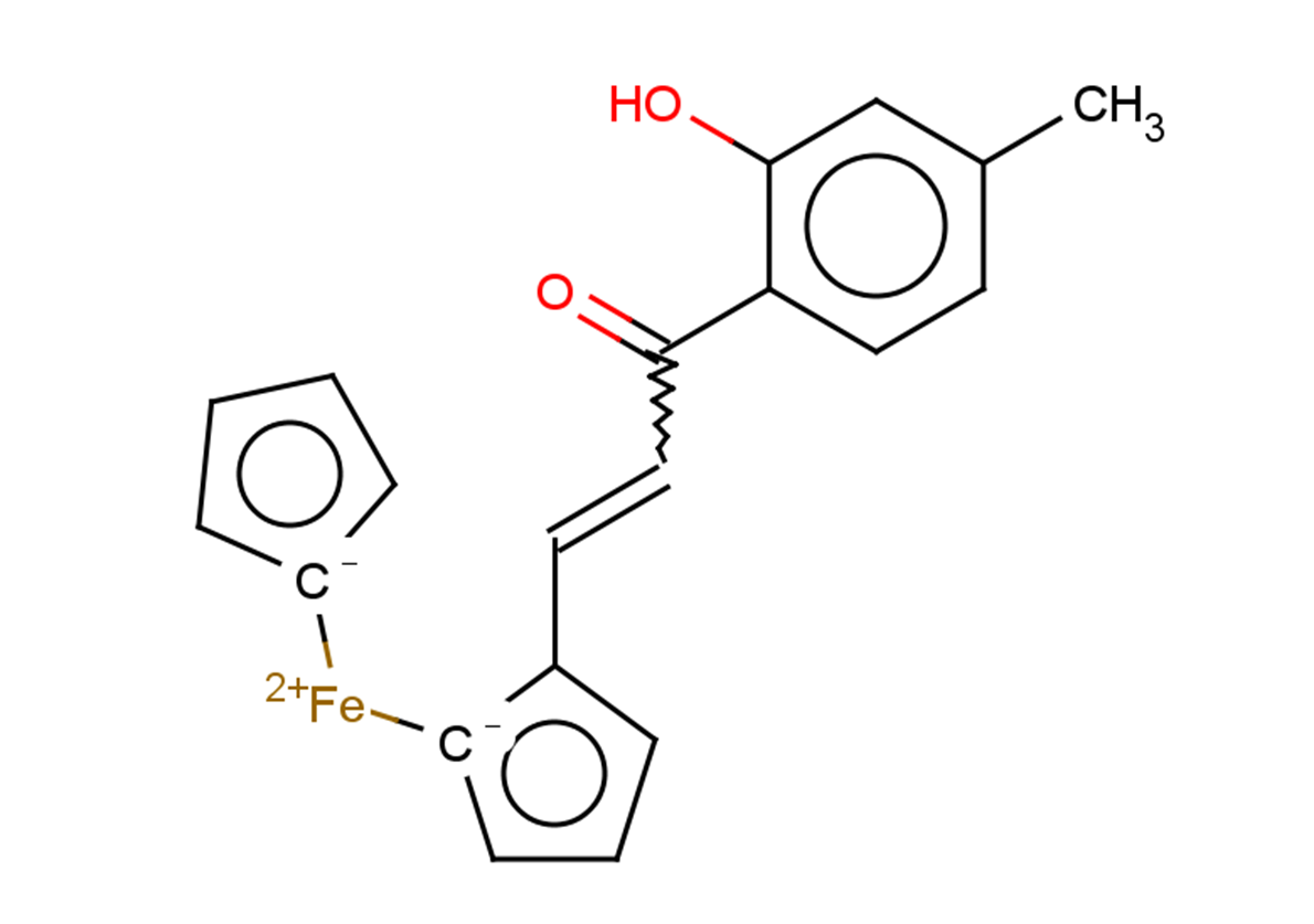 cyclopenta-2,4-dien-1-id-1-yl({2-[3-(2-hydroxy-4-methylphenyl)-3-oxoprop-1-en-1-yl]cyclopenta-2,4-dien-1-id-1-yl})ironbis(ylium)