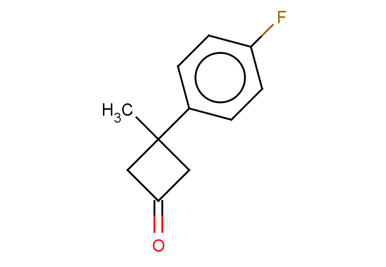 3-(4-fluorophenyl)-3-methylcyclobutan-1-one