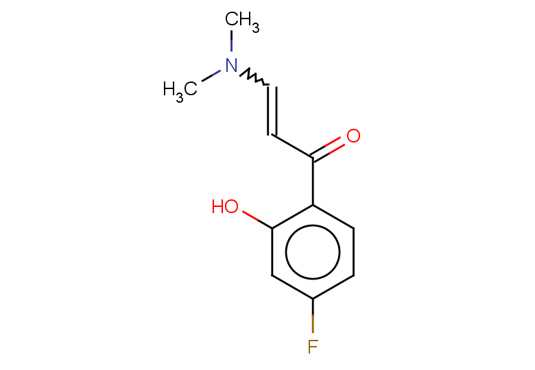 3-(dimethylamino)-1-(4-fluoro-2-hydroxyphenyl)prop-2-en-1-one