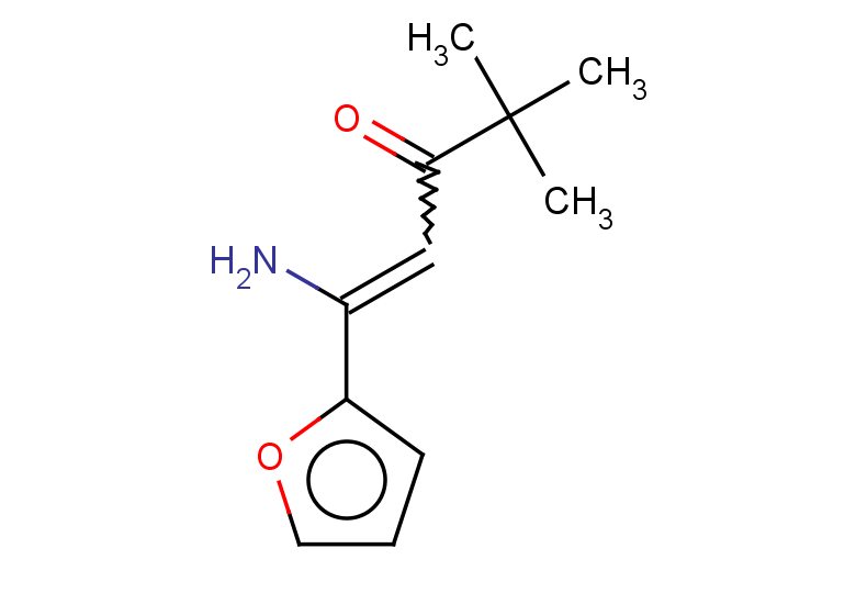 1-amino-1-(furan-2-yl)-4,4-dimethylpent-1-en-3-one