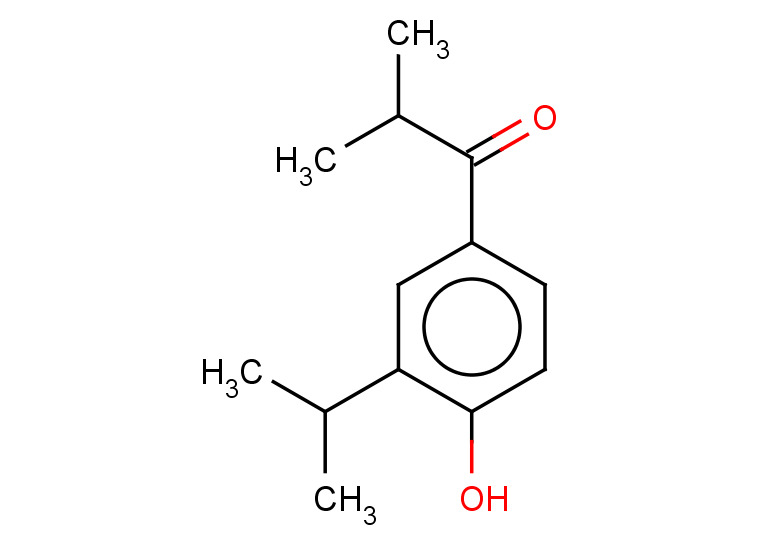1-[4-hydroxy-3-(propan-2-yl)phenyl]-2-methylpropan-1-one