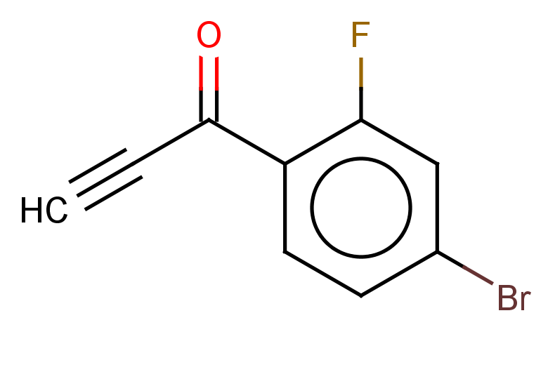1-(4-bromo-2-fluorophenyl)prop-2-yn-1-one