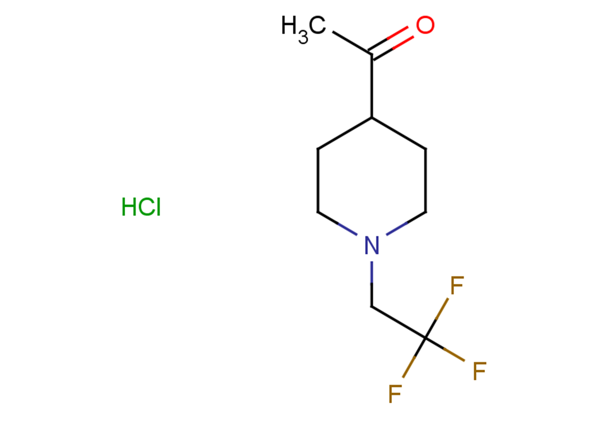 1-[1-(2,2,2-trifluoroethyl)piperidin-4-yl]ethan-1-one hydrochloride