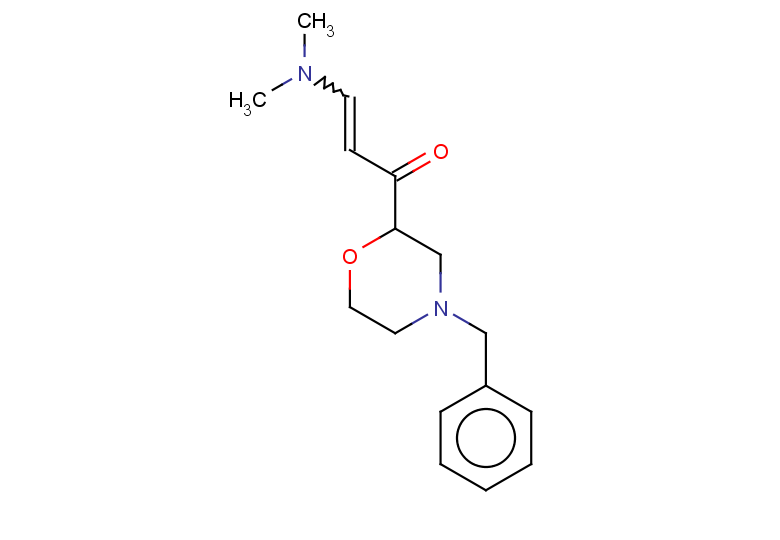1-(4-benzylmorpholin-2-yl)-3-(dimethylamino)prop-2-en-1-one