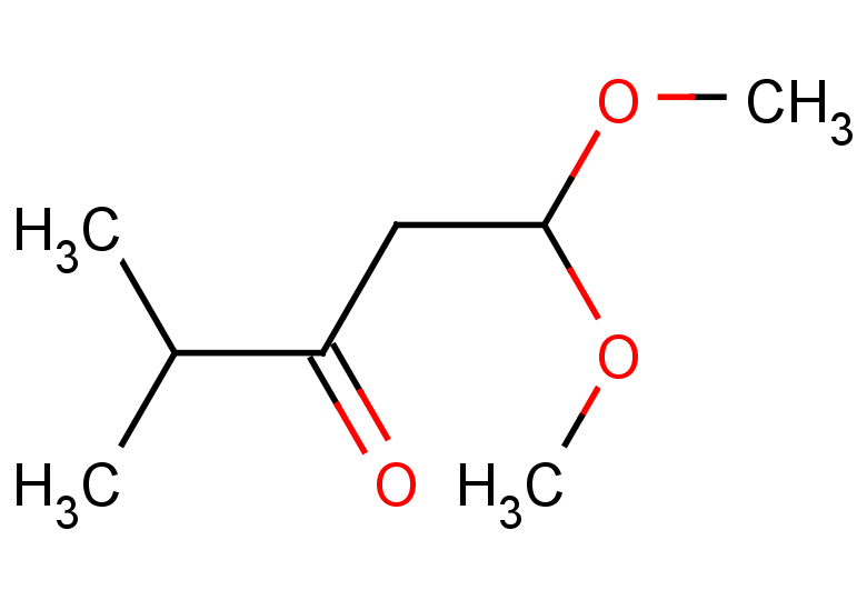 1,1-dimethoxy-4-methylpentan-3-one
