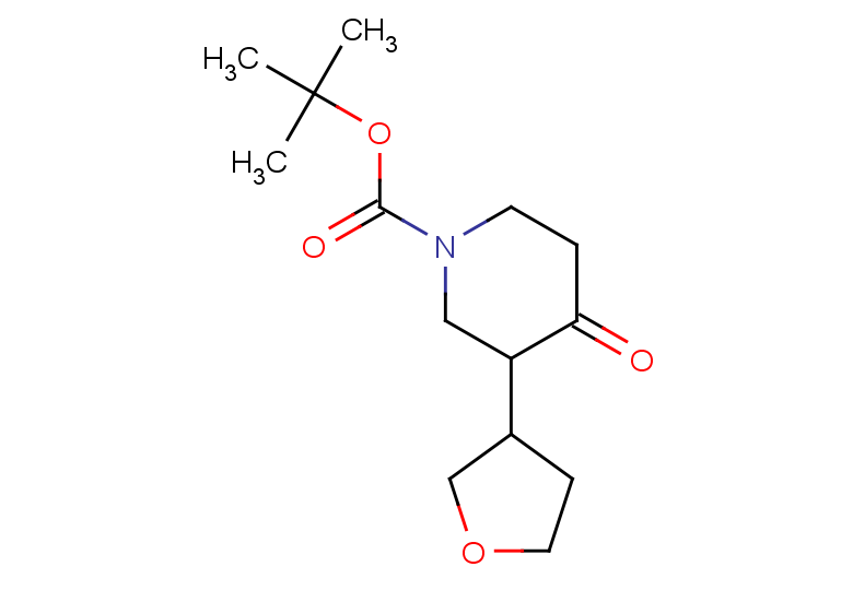 tert-butyl 4-oxo-3-(oxolan-3-yl)piperidine-1-carboxylate