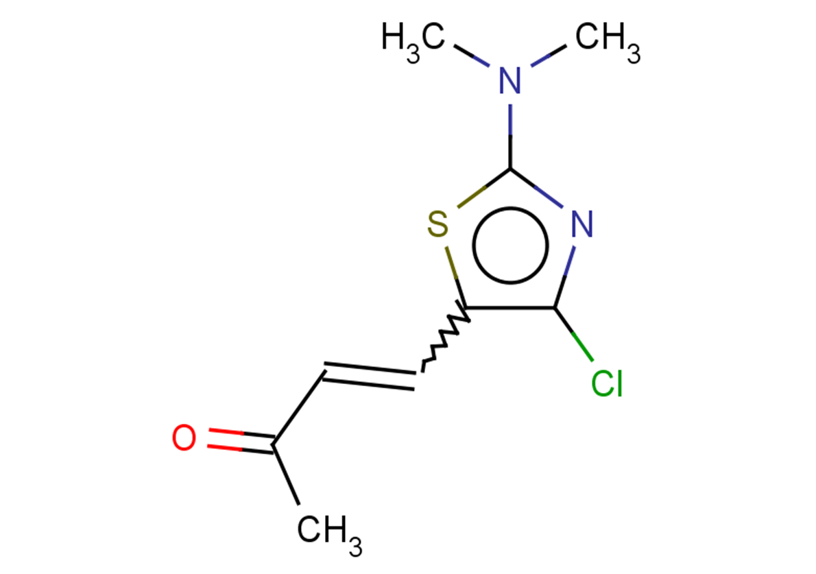 4-[4-chloro-2-(dimethylamino)-1,3-thiazol-5-yl]but-3-en-2-one