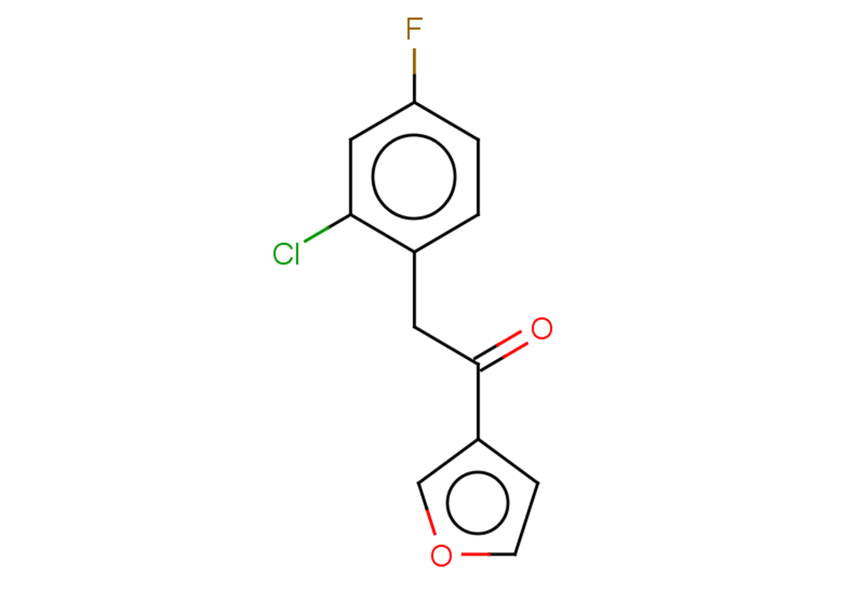 2-(2-chloro-4-fluorophenyl)-1-(furan-3-yl)ethan-1-one