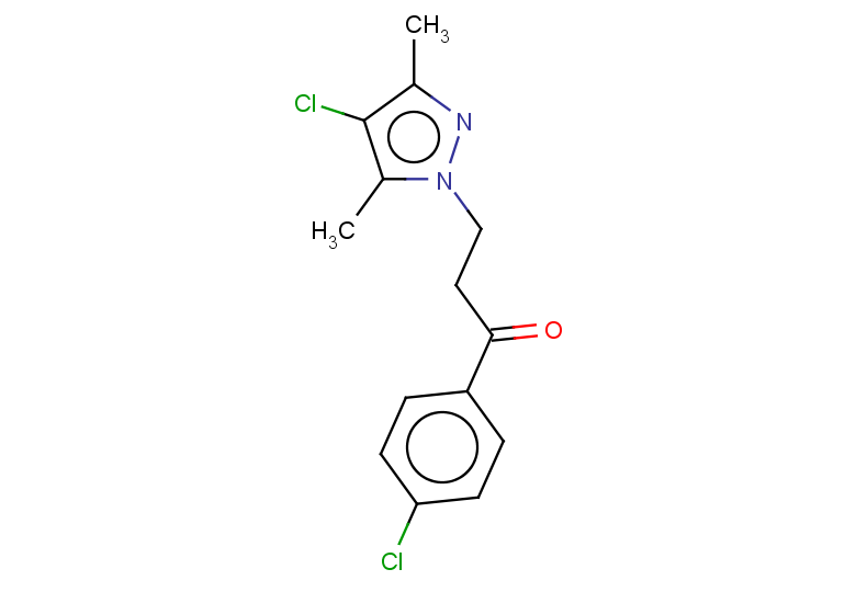 3-(4-CHLORO-3,5-DIMETHYL-1H-PYRAZOL-1-YL)-1-(4-CHLOROPHENYL)PROPAN-1-ONE
