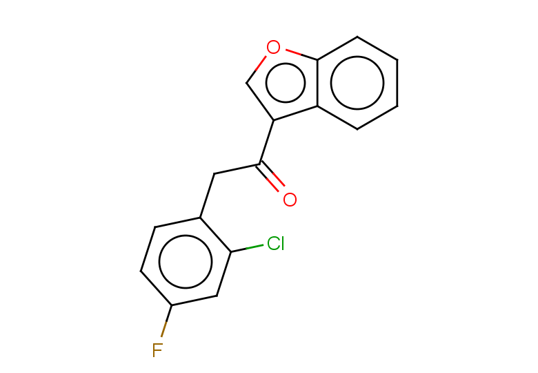 1-(1-benzofuran-3-yl)-2-(2-chloro-4-fluorophenyl)ethan-1-one