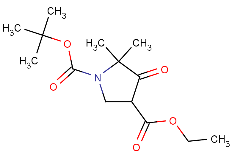 1-tert-butyl 3-ethyl 5,5-dimethyl-4-oxopyrrolidine-1,3-dicarboxylate