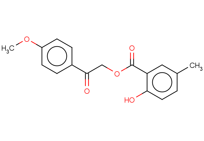 2-(4-methoxyphenyl)-2-oxoethyl 2-hydroxy-5-methylbenzoate