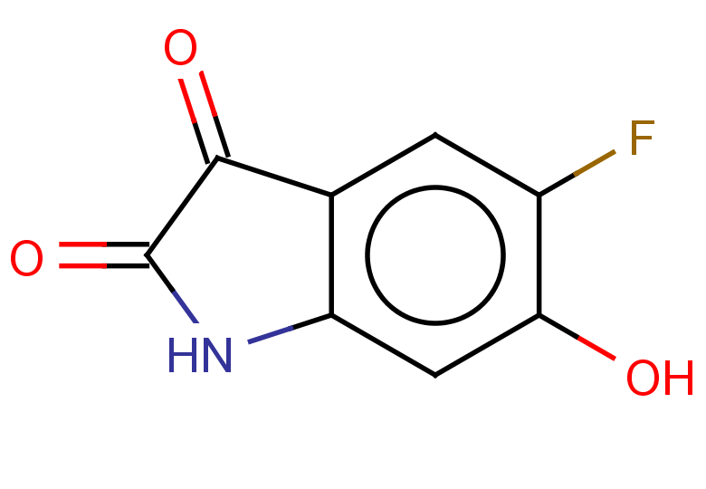 5-fluoro-6-hydroxy-2,3-dihydro-1H-indole-2,3-dione