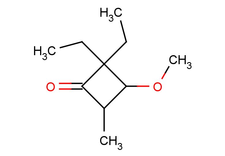 2,2-diethyl-3-methoxy-4-methylcyclobutan-1-one