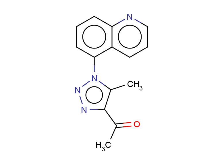1-[5-methyl-1-(quinolin-5-yl)-1H-1,2,3-triazol-4-yl]ethan-1-one