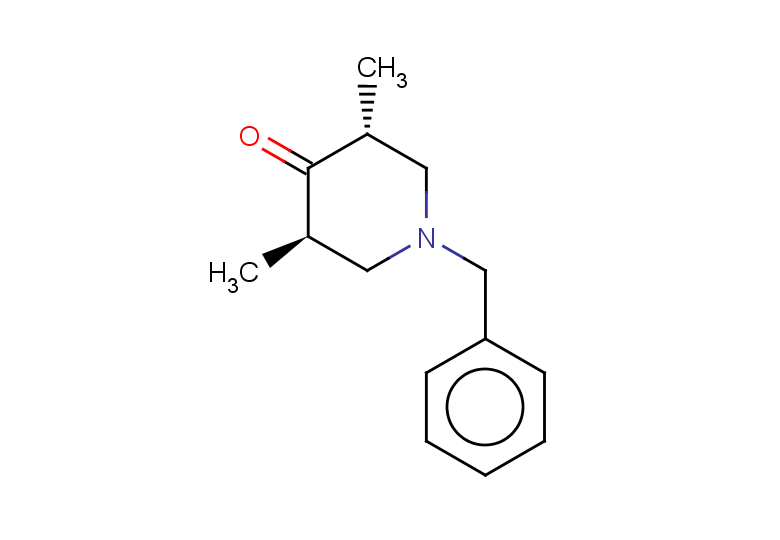 rac-(3R,5R)-1-benzyl-3,5-dimethylpiperidin-4-one, trans
