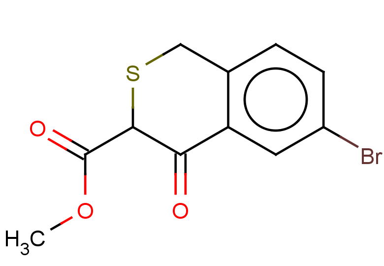 methyl 6-bromo-4-oxo-3,4-dihydro-1H-2-benzothiopyran-3-carboxylate