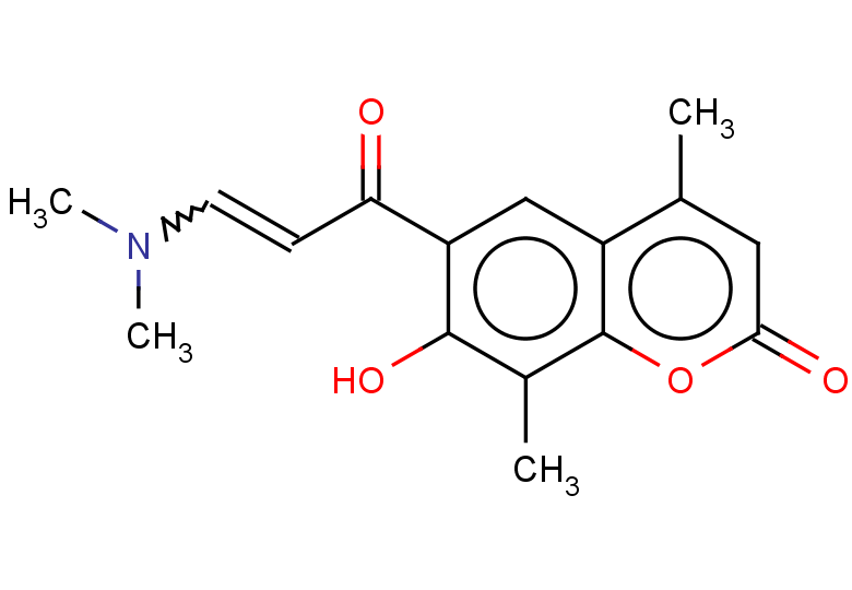 6-[3-(dimethylamino)prop-2-enoyl]-7-hydroxy-4,8-dimethyl-2H-chromen-2-one