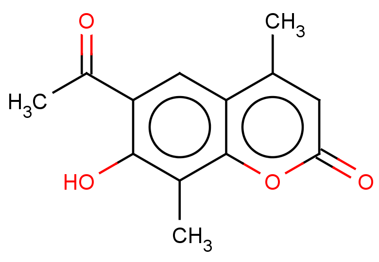 6-acetyl-7-hydroxy-4,8-dimethyl-2H-chromen-2-one