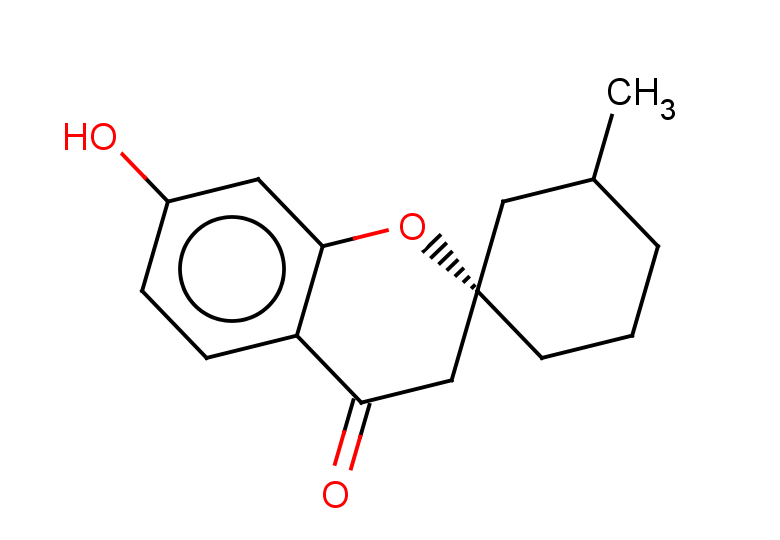(2S)-7-hydroxy-5'-methyl-3,4-dihydrospiro[1-benzopyran-2,1'-cyclohexane]-4-one