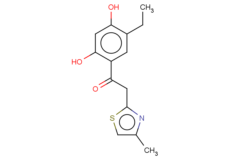 1-(5-ethyl-2,4-dihydroxyphenyl)-2-(4-methyl-1,3-thiazol-2-yl)ethan-1-one