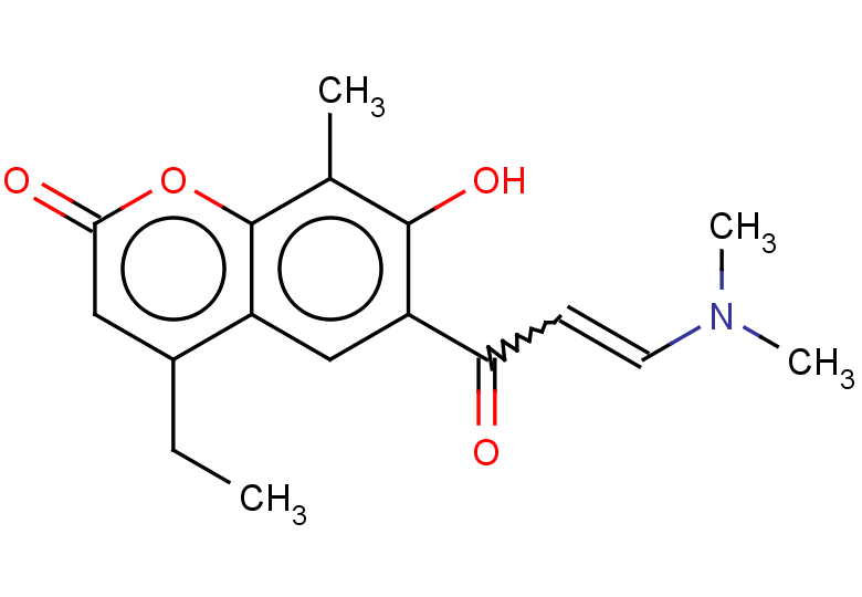 6-[3-(dimethylamino)prop-2-enoyl]-4-ethyl-7-hydroxy-8-methyl-2H-chromen-2-one