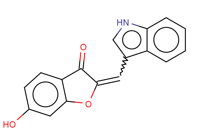 6-hydroxy-2-[(1H-indol-3-yl)methylidene]-2,3-dihydro-1-benzofuran-3-one